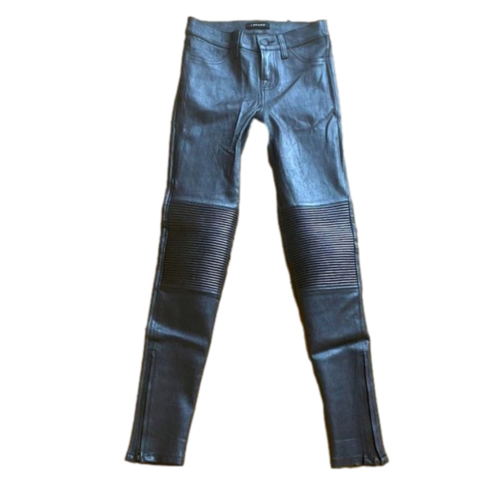 🤍 J Brand 100% Dyed Lamb Leather Pants - Size 24